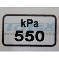 tlak 550 kPa