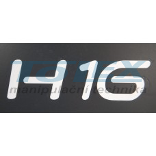 nálepka H16