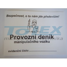 provozní deník vozíku
