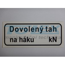 dovolený tah na háku (doplňovací)
