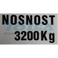 nosnost 3200 Kg