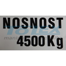 nosnost 4500 Kg