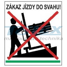 zákaz jízdy do svahu